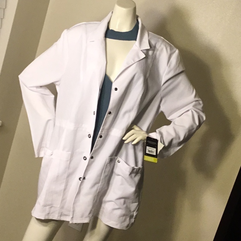 DICKIES NWT WHITE‎ LAB COAT SIZE XL